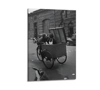 Poster sur toile Robert Doisneau (3) - Décoration murale adaptée pour chambre à coucher et salon - 50 x 75 cm