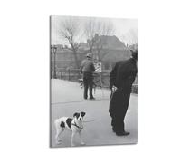Poster sur toile Robert Doisneau (4) - Décoration murale - Convient pour chambre à coucher et salon - 50 x 75 cm