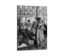Poster sur toile Robert Doisneau (5) - Décoration murale adaptée pour chambre à coucher et salon - 60 x 90 cm