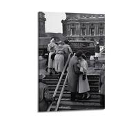 Poster sur toile Robert Doisneau (6) - Décoration murale adaptée pour chambre à coucher et salon - 60 x 90 cm