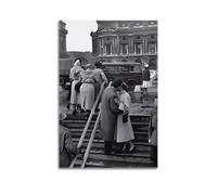 Poster sur toile Robert Doisneau (6) - Décoration murale pour chambre à coucher et salon - Sans cadre - 20 x 30 cm