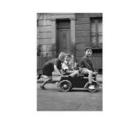 Poster sur toile Robert Doisneau Art 10 - Décoration de chambre à coucher - Paysage sportif - Décoration de bureau - Cadeau sans cadre - 60 x 90 cm