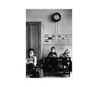 Poster sur toile Robert Doisneau Art 12 - Décoration de chambre à coucher - Paysage sportif - Décoration de bureau - Cadeau sans cadre - 20 x 30 cm