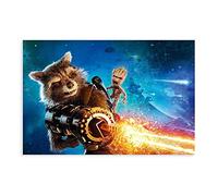 Poster sur toile Rocket Raclaveur Movie Hero Galaxy 1 Décoration de chambre Sports Paysage Bureau Décoration sans cadre 30 × 45 cm