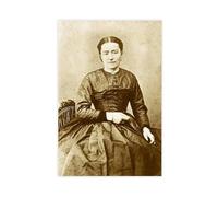 Poster sur toile Saint Zelie Martin Sainte - Mère de Sainte Thérèse de Lisieux - Décoration murale sans cadre - 50 x 75 cm