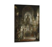 Poster sur toile Salomé dansant avant Hérode Gustave Moreau - Impression sur toile - Décoration murale - 20 x 30 cm