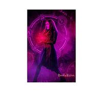 Poster sur toile Scarlet Witch Wanda Maximoff Elizabeth Olsen Movie Star 1 pour chambre à coucher, sport, bureau, chambre, décoration sans cadre : 30 x 45 cm