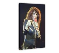 Poster sur toile Singer Kate-Bush 01103 - Décoration pour chambre à coucher, bureau, chambre - Cadeau - 50 x 75 cm