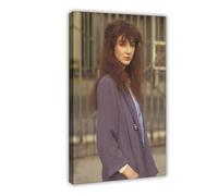 Poster sur toile Singer Kate-Bush 01106 - Décoration pour chambre à coucher, bureau, chambre, cadeau, style cadre - 50 x 75 cm