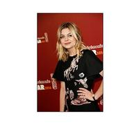 Poster sur toile Singer Louane Emera 20 - Décoration murale pour salon, chambre à coucher - Sans cadre : 30 x 45 cm