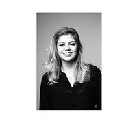 Poster sur toile Singer Louane Emera 6 pour décoration de chambre à coucher, de sport, de paysage, de bureau, sans cadre : 30 x 45 cm