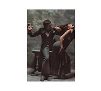 Poster sur toile Singer Serge Gainsbourg - Décoration murale pour salon, chambre à coucher, décoration sans cadre - 60 x 90 cm