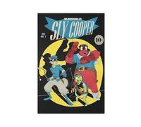Poster sur toile Sly Cooper - Décoration murale pour salon, chambre à coucher - 50 x 75 cm