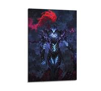 Poster sur toile Solo Leveling Igrit 1 - Décoration de chambre à coucher, bureau, chambre - Cadeau - 50 x 75 cm