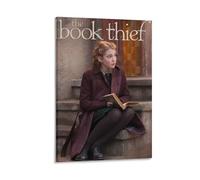 Poster sur toile The Book Thief - Thème de la Seconde Guerre mondiale, nostalgique et poignant - Art mural décoratif (2) - Impression sur toile - Décoration murale - 30 x 45 cm