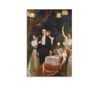 Poster sur toile The Garden of Armida-John Collier - Décoration murale moderne pour chambre à coucher - 40 x 60 cm