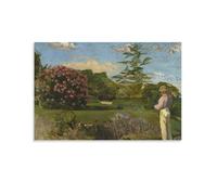Poster sur toile The Little Gardener Frederic Bazille - Décoration murale pour salon - 60 x 90 cm