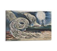 Poster sur toile The Lovers de William Blake - Peinture murale moderne - 30 x 45 cm