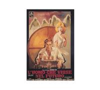 Poster sur toile The Time Machine (1960-Italië) - Décoration murale pour salon, chambre à coucher - Style sans cadre - 60 x 90 cm
