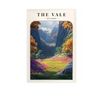 Poster sur toile The Vale Quatrième Aile - Décoration murale pour salon, chambre à coucher - 40 x 60 cm