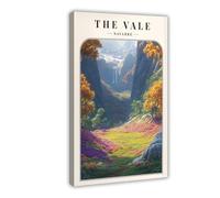 Poster sur toile The Vale Quatrième Aile - Décoration murale pour salon, chambre à coucher - 60 x 90 cm