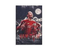 Poster sur toile Virgil Van Dijk - Art mural - Décoration d'intérieur : salon - 30 x 45 cm