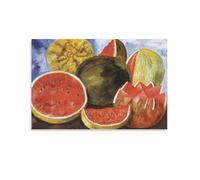 Poster sur toile Viva La Vida, pastèques (1954) de Magdalena Carmen Frida Kahlo et Calderón - Art mural pour salon - 30 x 45 cm
