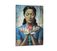 Poster sur toile Vladimir Tretchikoff 7 - Décoration pour chambre à coucher, bureau, chambre - Cadeau - 60 x 90 cm
