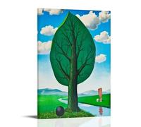 Poster surréaliste René Magritte La Géante, 1935, peinture décorative sur toile, cadre 30 x 45 cm
