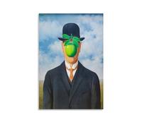 Poster surréaliste René Magritte La Grande Guerre, 1964, peinture décorative sur toile, sans cadre, 20 x 30 cm