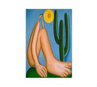 Poster Tarsila Do Amaral sur toile pour décoration de chambre à coucher, bureau, chambre, cadeau 30 x 45 cm