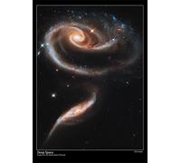 Poster télescope spatial Hubble - Une rose faite de galaxies - Taille A1-84 x 59 cm (environ) [DS3]