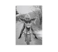Poster The Actress Mireille Darc (22) Impression sur toile et décoration murale Motif famille moderne