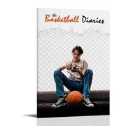 Poster The Basketball Diaries - Impression sur toile - Esthétique - Vintage - Décoration pour salon, chambre à coucher - 20 x 30 cm - Style cadre