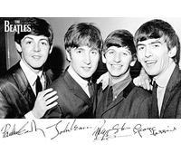 Poster The Beatles 13 - John Paul Ringo George - Signé - Musique icônes Legends -, Poster, Affiche a3, photo