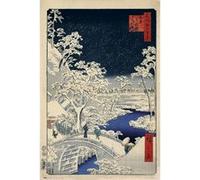 Grupo Erik - Poster the drum bridge and sunset hill at meguro - Deco Maison, Decoration Murale, Affiche Décorative