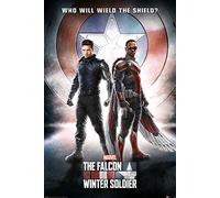 Poster The Falcon and The Winter Soldier - Wield The Shield - Dimensions : 61 x 91,5 cm + 1 poster de 61 x 91,5 cm