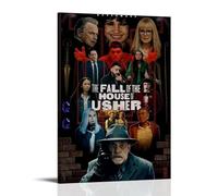 Poster The Fall of The House of Usher sur toile - Impression artistique esthétique pour chambre - 60 x 90 cm - Style cadre