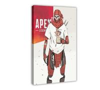 Poster The Game Apex Legends sur toile - Décoration de chambre à coucher - Paysage sportif - Décoration de bureau - Cadeau - 20 x 30 cm