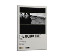 Poster The Joshua Tree U2 - Art mural vintage - Décoration de chambre à coucher - Affiche pour chambre à coucher - 50 x 75 cm - Style cadre