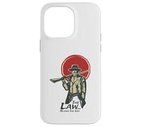 Poster The Law Behind The Suit Western Hero Coque pour iPhone 14 Pro Max