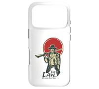 Poster The Law Behind The Suit Western Hero Coque pour iPhone 17 Pro