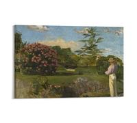 Poster The Little Gardener Frederic Bazille - Impression sur toile - Décoration d'intérieur - 50 x 75 cm