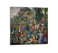 Poster The Martyre of The Dix Thousand - Impression artistique murale - Peinture murale - Décoration familiale - 50 x 50 cm