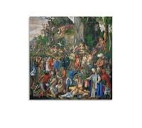 Poster The Martyre of The Ten Thousand - Impression artistique murale - Peinture murale - Décoration familiale - 40 x 40 cm