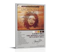 Poster The Miseducation of Lauryn Hill sur toile, peinture à l'huile, affiche d'art à suspendre pour la maison, le bar, décoration murale intérieure, style cadre, 50 x 75 cm