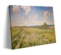 Poster The Old Road to The Sea By William Merritt Chase - Impression sur toile - Décoration murale - Idée cadeau - 40 x 60 cm