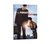 Poster The Pursuit of Happyness Movie 1 - Décoration murale sur toile pour salon, chambre à coucher - 60 x 90 cm - Style cadre