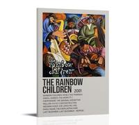 Poster The Rainbow Children by Prince - Impression sur toile - Esthétique - Vintage - Peinture décorative pour salon, chambre à coucher - 40 x 60 cm - Style cadre