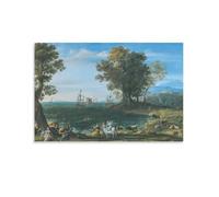 Poster The Rape of Europa de Claude Lorrain - Décoration d'intérieur - Décoration murale à suspendre - 60 x 90 cm